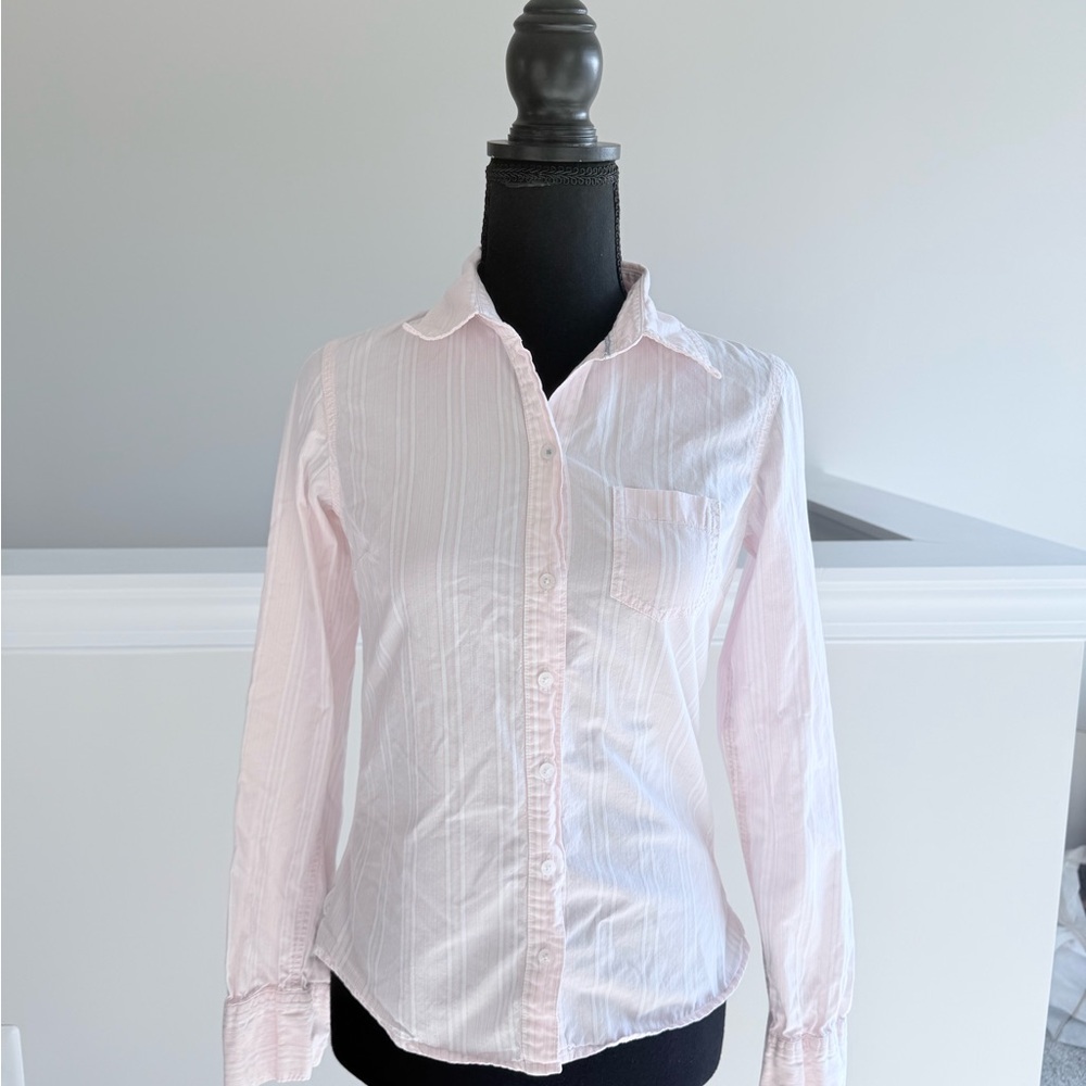 Aeropostale and white striped shirt